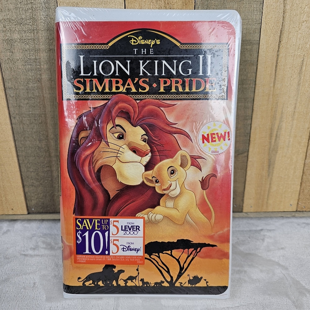 LION KING II Simba's Pride VHS